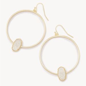 Kendra Scott Elora gold hoop earrings